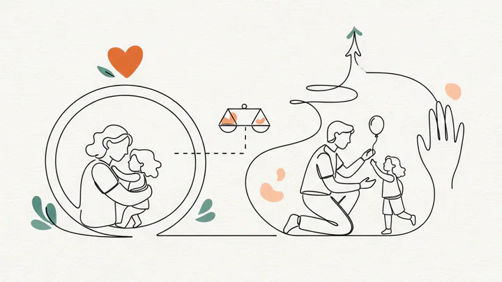 Illustration of attachment theory vs attachment parenting why the difference matters in attachment parenting guide