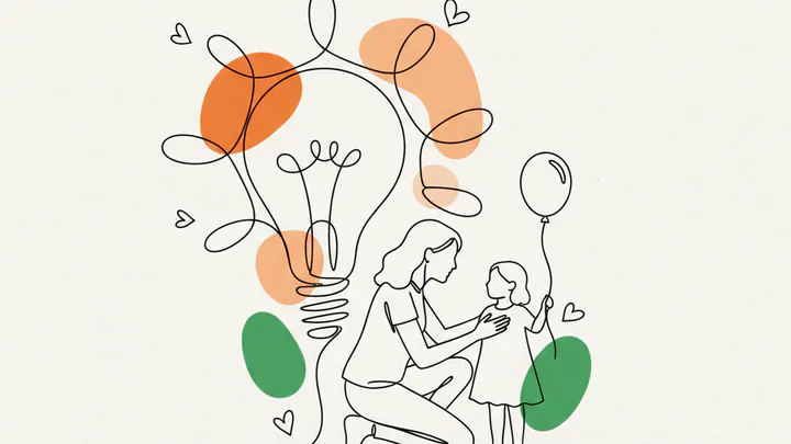 Illustration of key takeaways in cycle breaking parenting