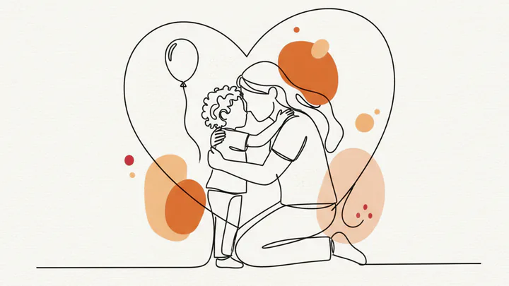 Illustration of how to respond during a tantrum in toddler tantrums guide